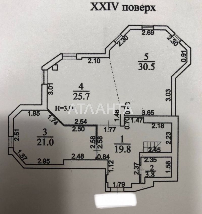 3-комнатная квартира по адресу ул. Среднефонтанская (площадь 182,4 м²) - Atlanta.ua - фото 18