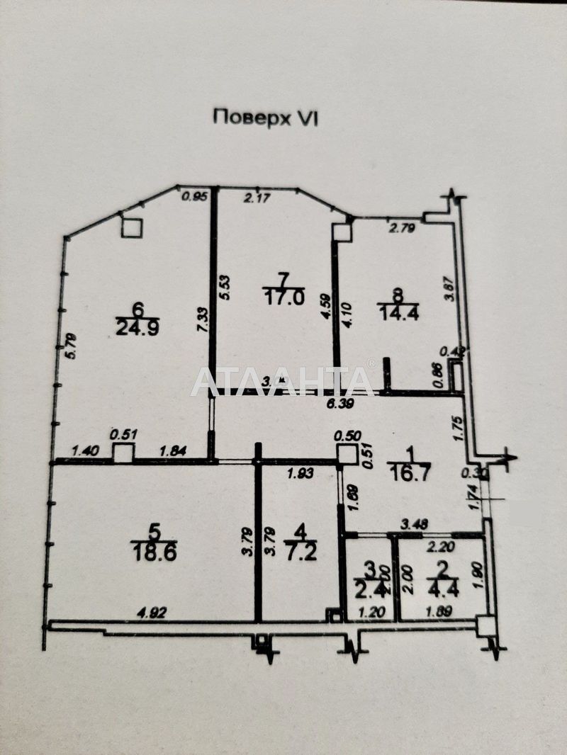 3-rooms apartment apartment by the address st. Bolshaya arnautskaya Chkalova (area 105,6 m²) - Atlanta.ua - photo 11