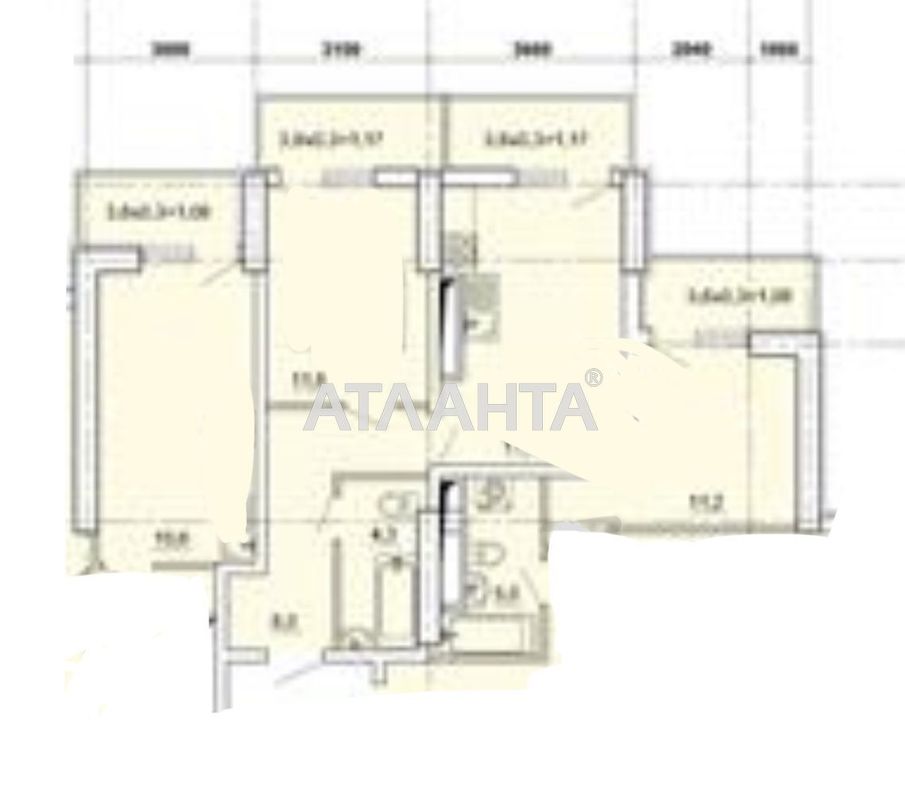 3-комнатная квартира по адресу ул. Педагогическая (площадь 98 м²) - Atlanta.ua - фото 22