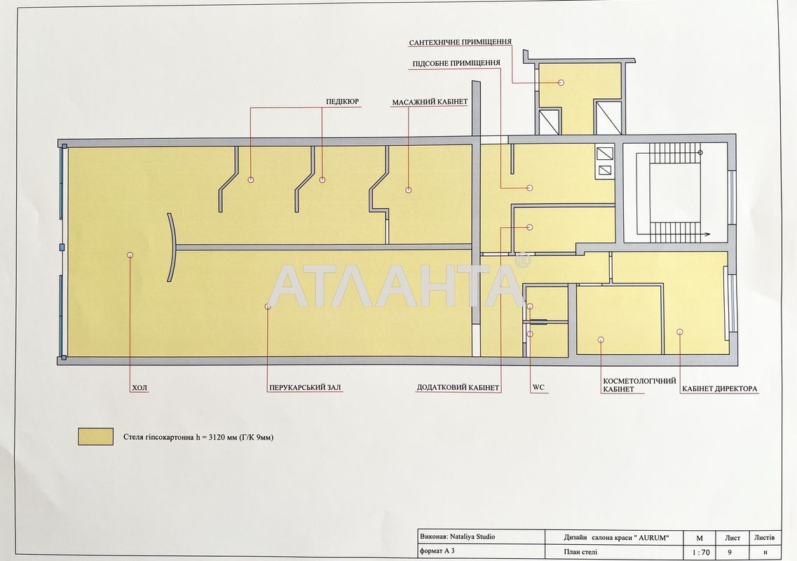 Комерційна нерухомість за адресою Аркадіївський пров. (площа 170 м²) - Atlanta.ua - фото 9