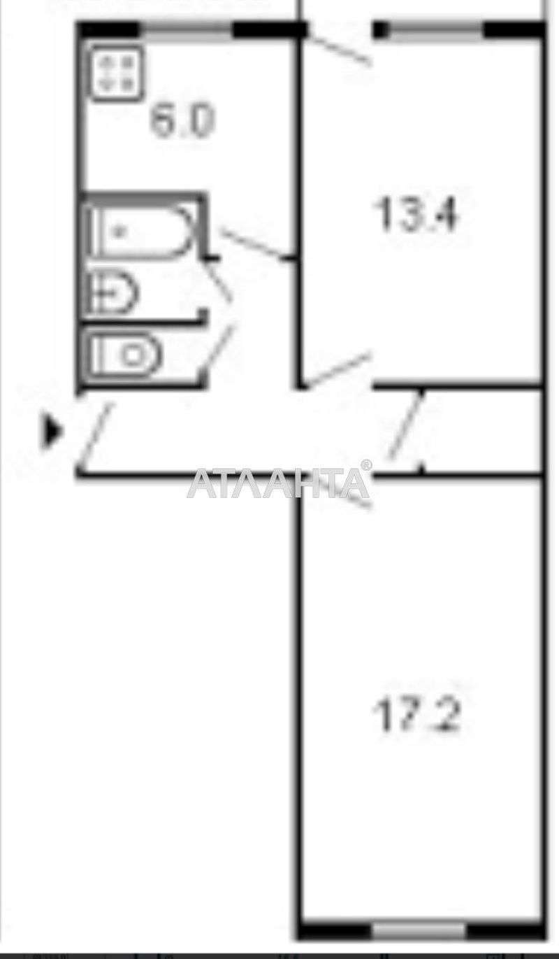 2-комнатная квартира по адресу ул. Ицхака Рабина (площадь 60 м²) - Atlanta.ua - фото 15
