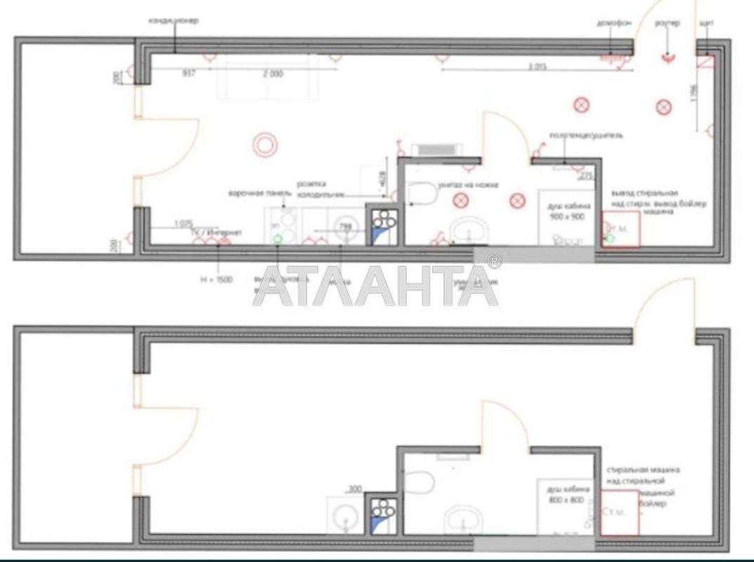 1-room apartment apartment by the address st. Mayachnyy per (area 30 m²) - Atlanta.ua - photo 2