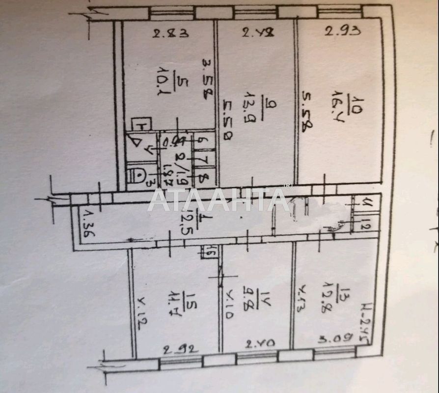 Комунальна квартира за адресою вул. Промислова (площа 12,5 м²) - Atlanta.ua - фото 6