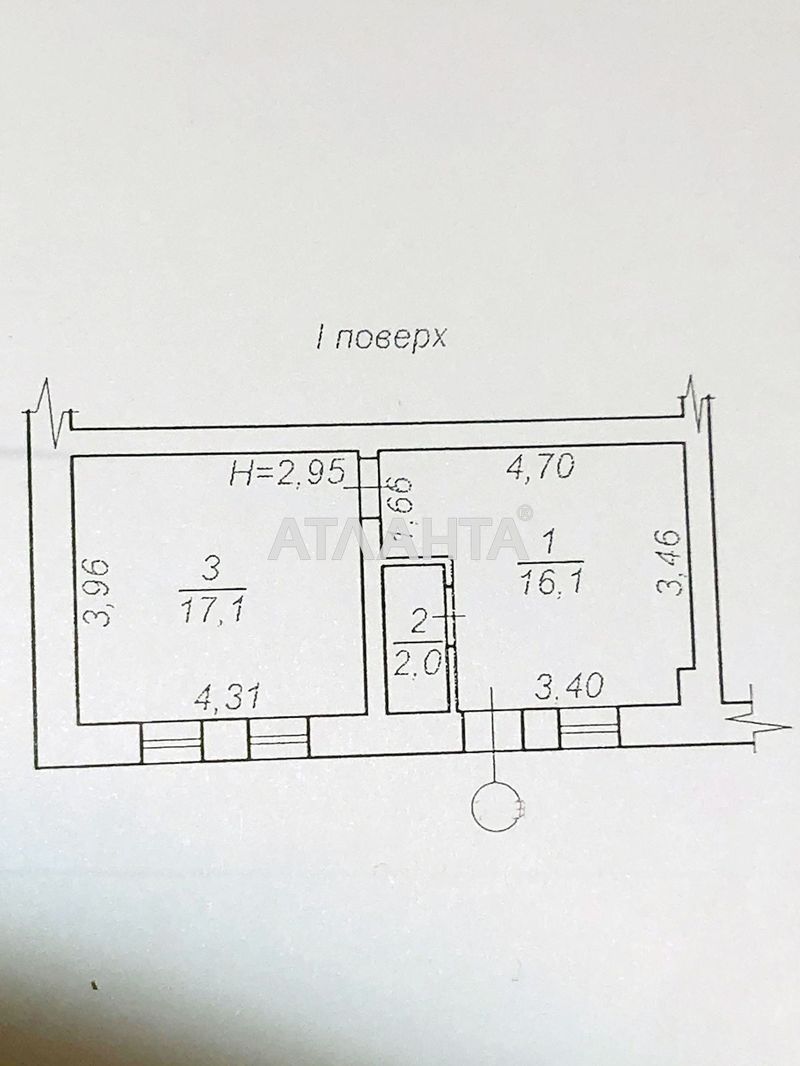 1-room apartment apartment by the address st. 40 let pobedy (area 35 m²) - Atlanta.ua - photo 7