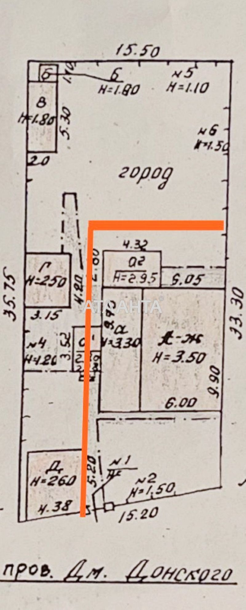 Дом по адресу Донского Дмитрия пер. (площадь 75 м²) - Atlanta.ua - фото 11