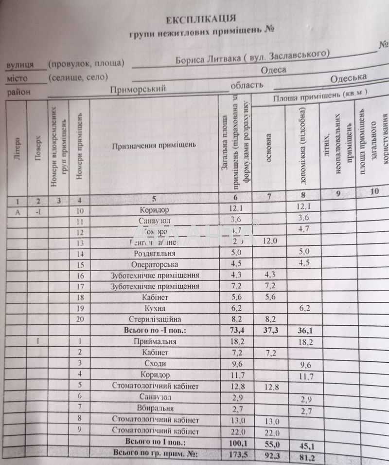 Коммерческая недвижимость по адресу ул. Литвака Бориса (площадь 173,5 м²) - Atlanta.ua - фото 2