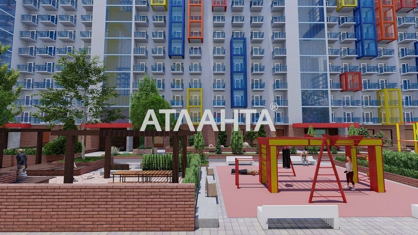 1-room apartment apartment by the address st. Nebesnoy Sotni pr Zhukova marsh pr Leninskoy iskry pr (area 48 m²) - Atlanta.ua