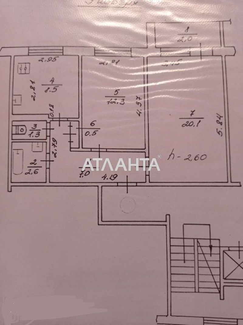 2-комнатная квартира по адресу ул. Вернадского (площадь 54 м²) - Atlanta.ua - фото 16