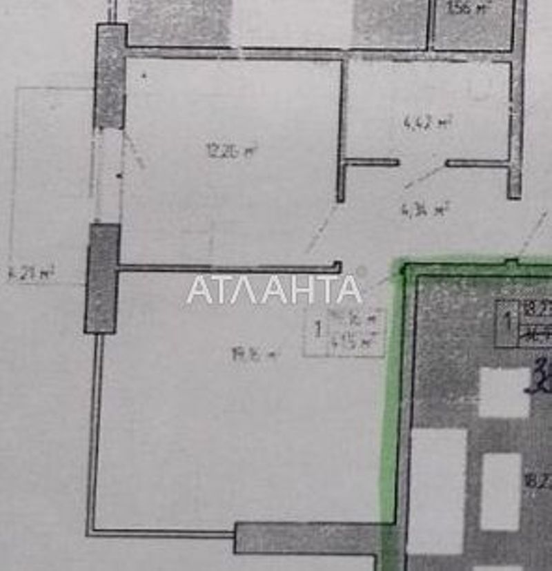 1-room apartment apartment by the address st. Nebesnoy Sotni pr Zhukova marsh pr Leninskoy iskry pr (area 42,7 m²) - Atlanta.ua - photo 11