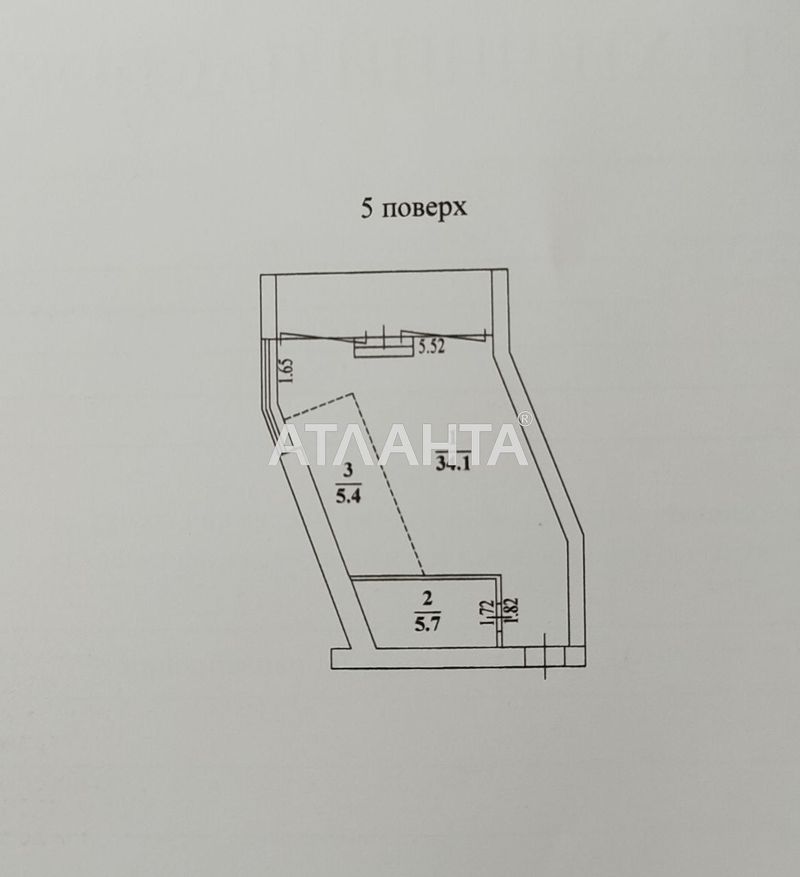 2-rooms apartment apartment by the address st. Fontanskaya dor Perekopskoy Divizii (area 54,4 m²) - Atlanta.ua - photo 3