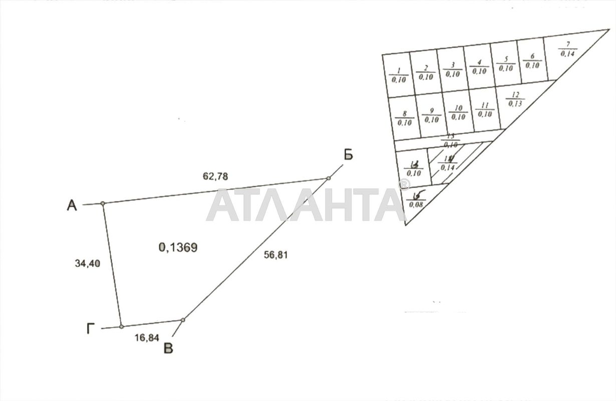 Landplot by the address st. Massiv 21 (area 13,7 acr) - Atlanta.ua - photo 4