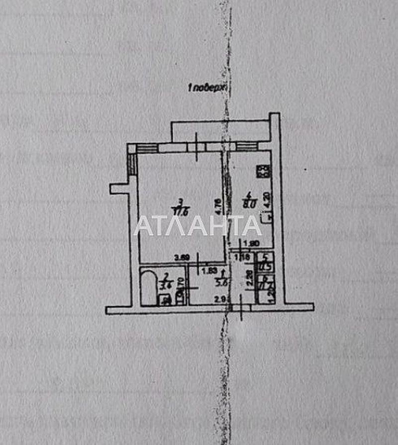 1-room apartment apartment by the address st. Ilfa i Petrova (area 37 m²) - Atlanta.ua - photo 7