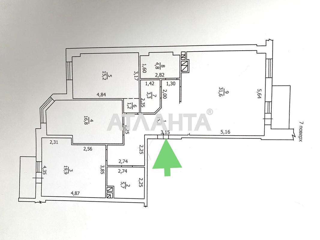 3-rooms apartment apartment by the address st. Zhabotinskogo Proletarskaya (area 116 m²) - Atlanta.ua - photo 5