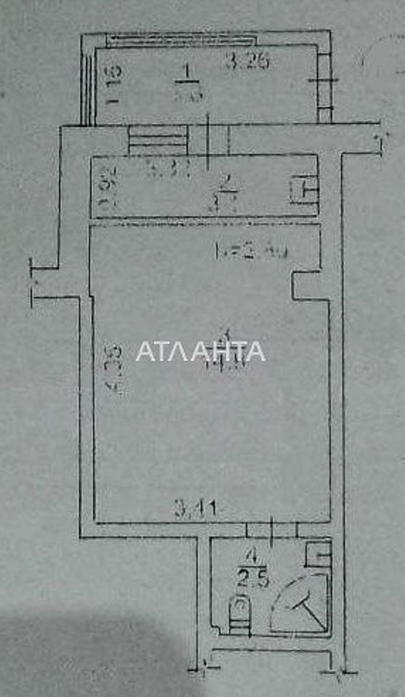 1-room apartment apartment by the address st. Bocharova gen (area 24,2 m²) - Atlanta.ua - photo 10