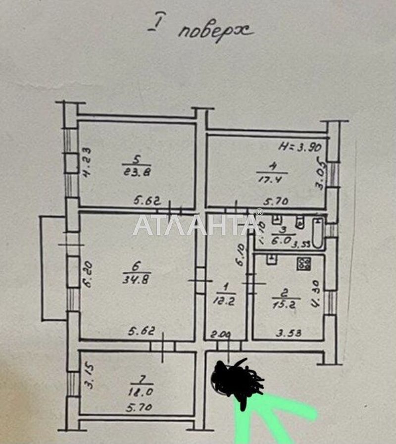 4+-rooms apartment apartment by the address st. Oleshi yuriya Lizoguba 1 13 (area 129,3 m²) - Atlanta.ua - photo 19