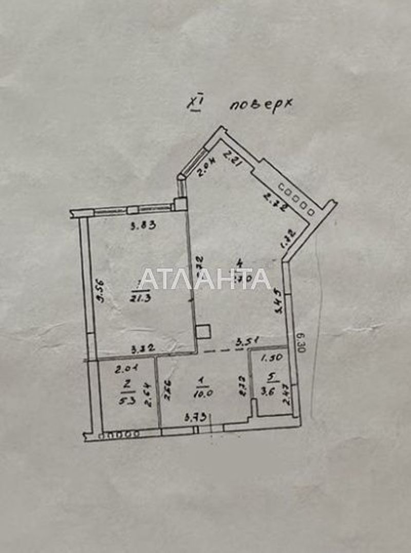 1-room apartment apartment by the address st. Srednefontanskaya (area 67,2 m²) - Atlanta.ua - photo 12