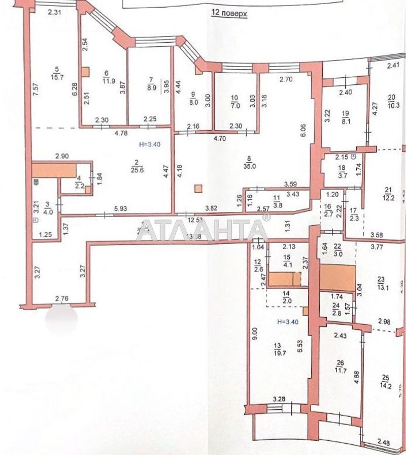 Многокомнатная квартира по адресу ул. Генуэзская (площадь 275 м²) - Atlanta.ua - фото 7