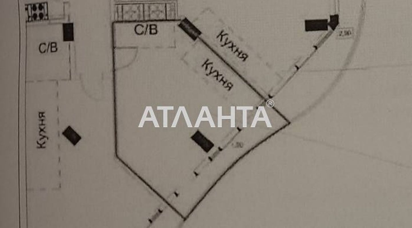 1-комнатная квартира по адресу ул. Гагаринское плато (площадь 31,9 м²) - Atlanta.ua - фото 2