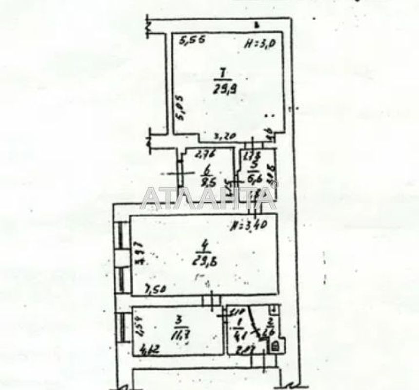 2-комнатная квартира по адресу ул. Ришельевская (площадь 92 м²) - Atlanta.ua - фото 10