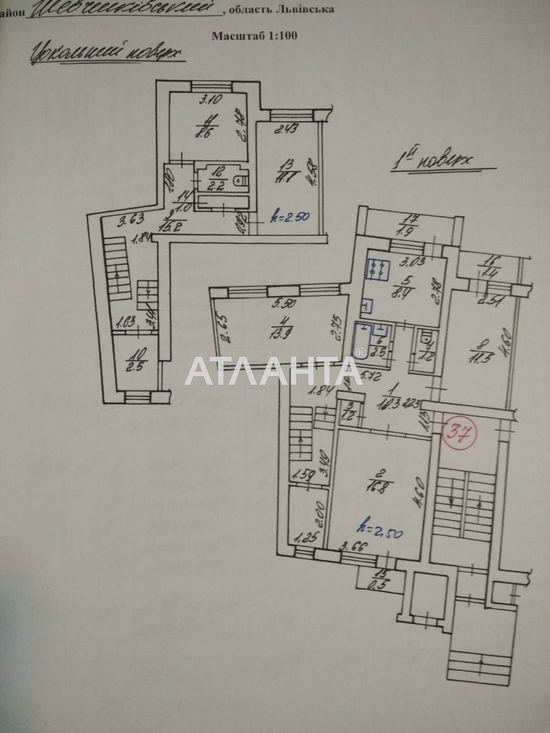 Многокомнатная квартира по адресу ул. Щурата В. Ул (площадь 118 м²) - Atlanta.ua - фото 3