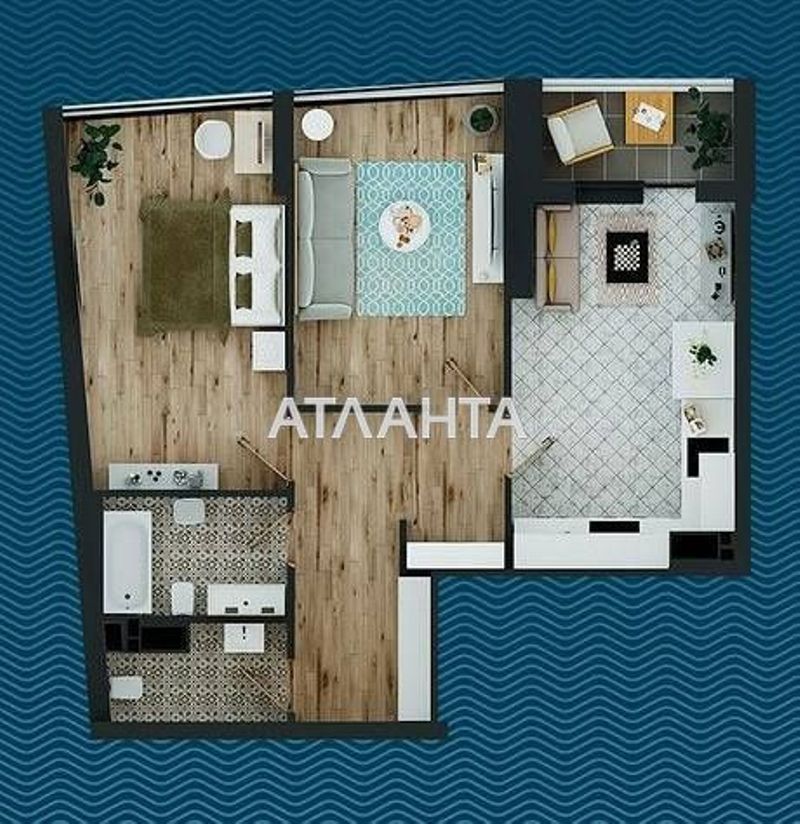 1-room apartment apartment by the address st. Kurortnyy per (area 64 m²) - Atlanta.ua - photo 4