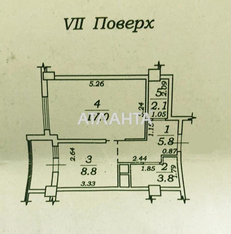 1-room apartment apartment by the address st. Gagarinskoe plato (area 42 m²) - Atlanta.ua - photo 11