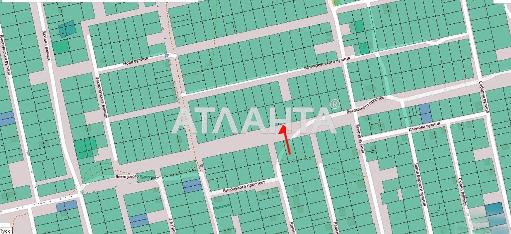 Ділянка за адресою вул. Висоцького ін. (площа 9,8 сот) - Atlanta.ua - фото 3