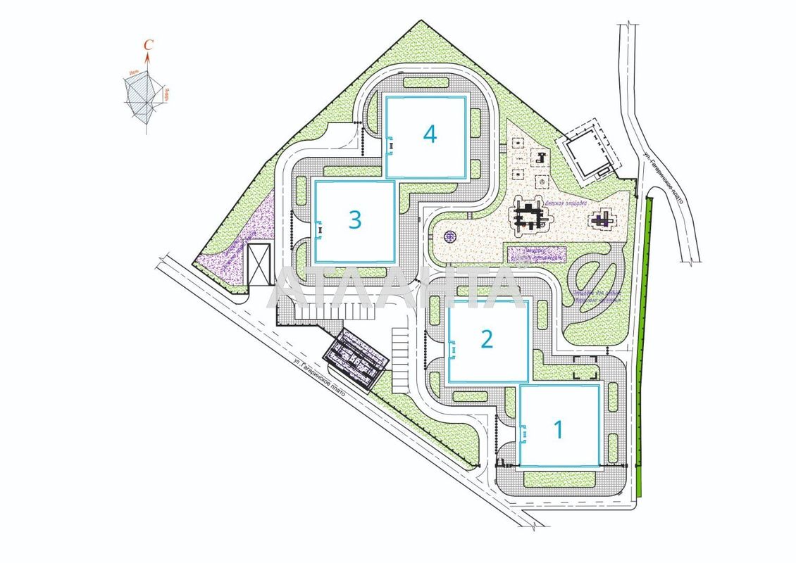 2-кімнатна квартира за адресою вул. Гагарінське плато (площа 63,3 м²) - Atlanta.ua - фото 3