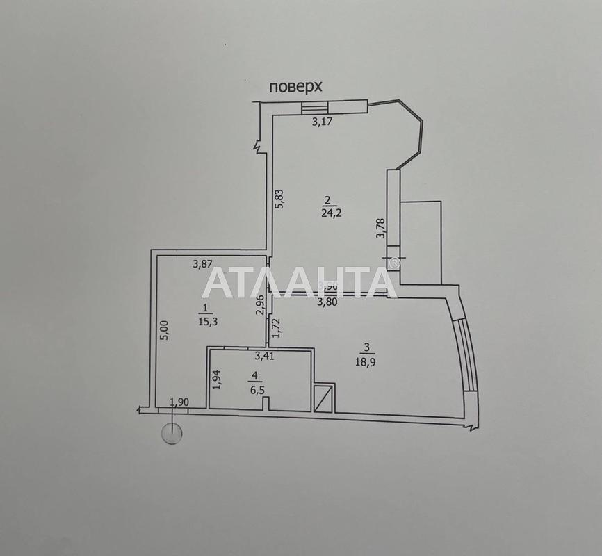 1-room apartment apartment by the address st. Gagarinskoe plato (area 69 m²) - Atlanta.ua - photo 15