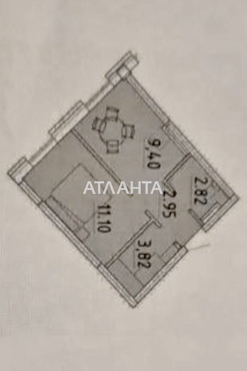 1-комнатная квартира по адресу Фонтанская дор. (площадь 30,1 м²) - Atlanta.ua - фото 2