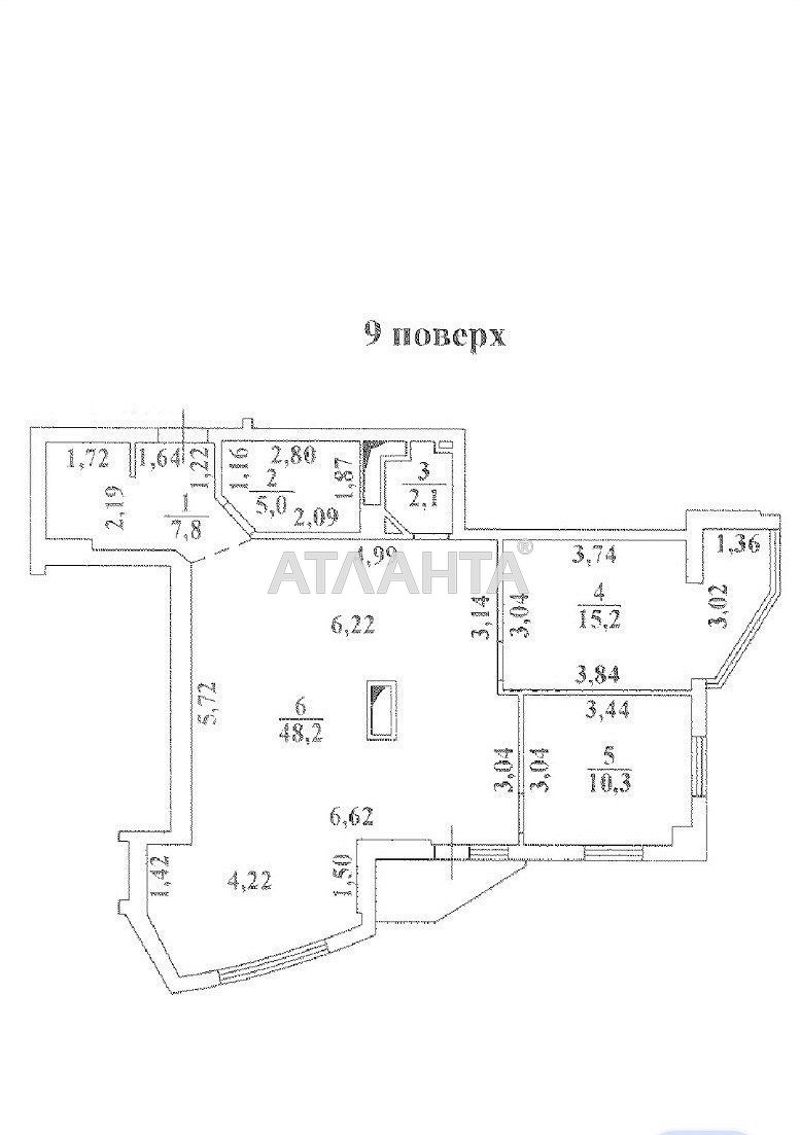 3-кімнатна квартира за адресою Люстдорфська дор. (площа 90 м²) - Atlanta.ua - фото 16