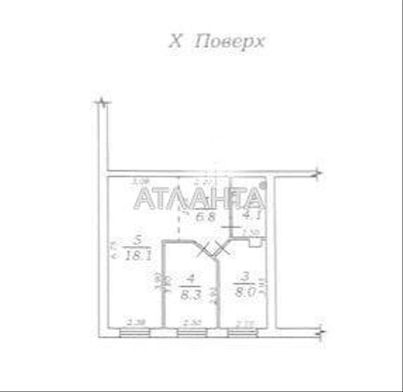 2-комнатная квартира по адресу ул. Штилевая (площадь 45,5 м²) - Atlanta.ua - фото 11