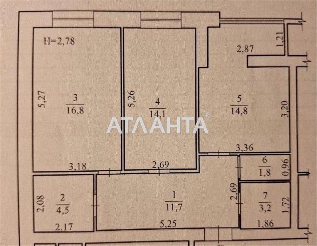 2-rooms apartment apartment by the address st. Sakharova (area 66,9 m²) - Atlanta.ua - photo 6
