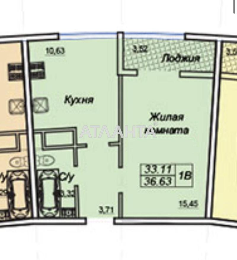 1-room apartment apartment by the address st. Genuezskaya (area 37 m²) - Atlanta.ua - photo 10