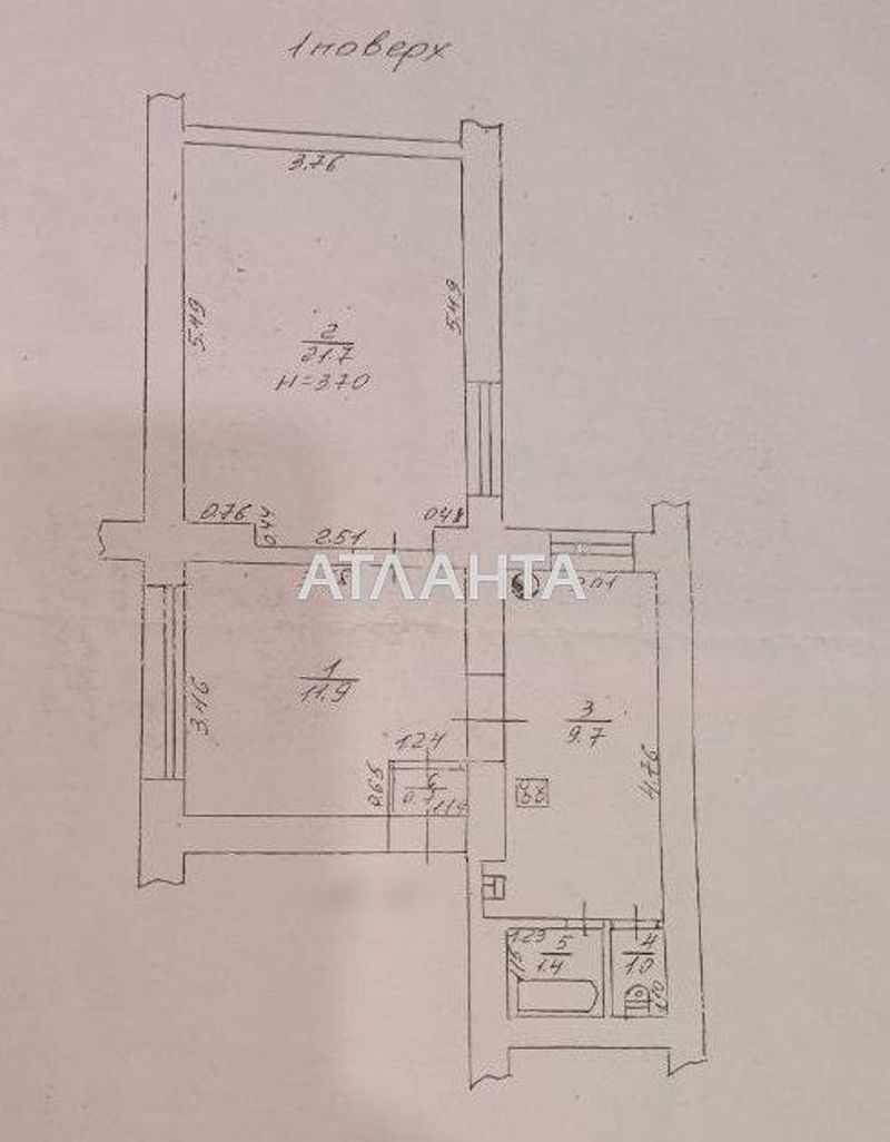 2-комнатная квартира по адресу ул. Бунина (площадь 46,4 м²) - Atlanta.ua - фото 19