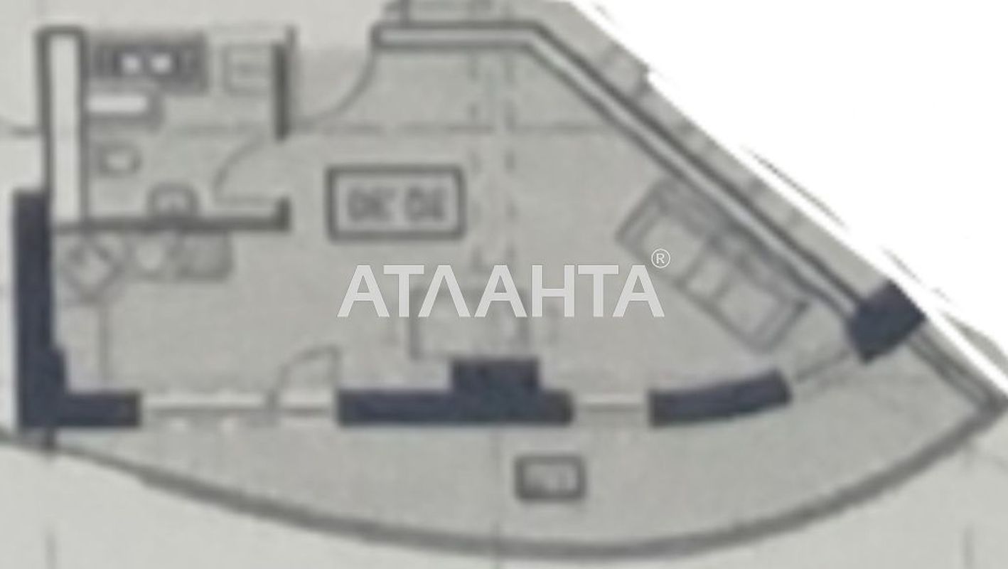 1-кімнатна квартира за адресою вул. Гагарінське плато (площа 36,6 м²) - Atlanta.ua - фото 2