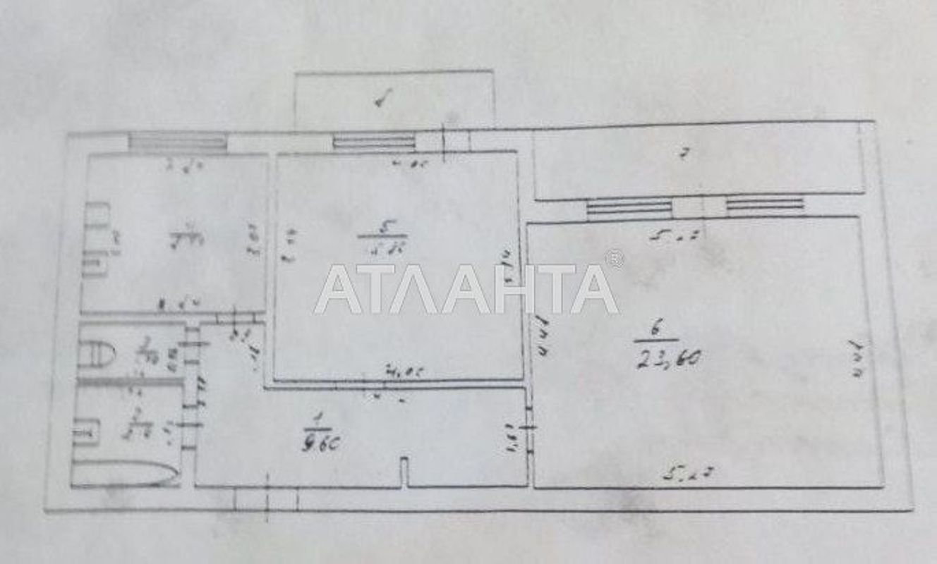 2-комнатная квартира по адресу ул. Радостная (площадь 67 м²) - Atlanta.ua - фото 11