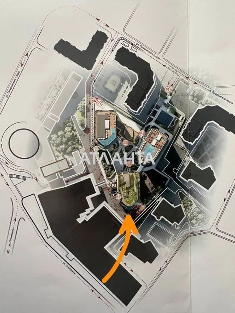 1-room apartment apartment by the address st. Gagarinskoe plato (area 54 m²) - Atlanta.ua - photo 4