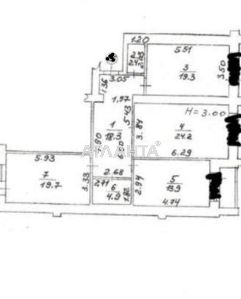 3-комнатная квартира по адресу ул. Солнечная (площадь 111 м²) - Atlanta.ua - фото 9