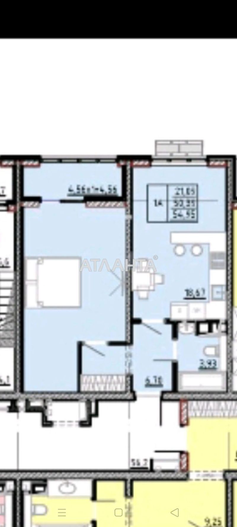 1-room apartment apartment by the address st. Franko Ivana (area 55,0 m²) - Atlanta.ua - photo 4