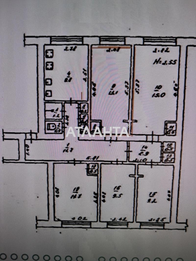 Room in dormitory apartment by the address st. Krasnova (area 12 m²) - Atlanta.ua - photo 9