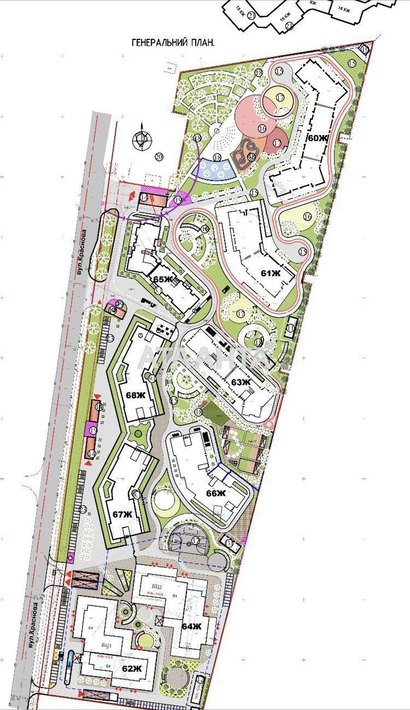 2-комнатная квартира по адресу ул. Краснова (площадь 61,3 м²) - Atlanta.ua - фото 7