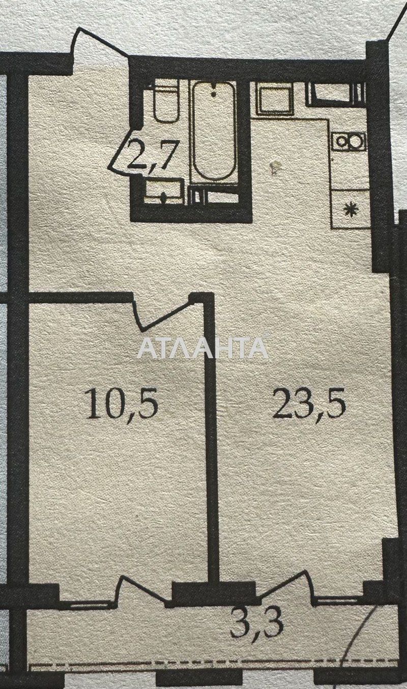 1-room apartment apartment by the address st. Bogolyubova (area 38 m²) - Atlanta.ua - photo 19