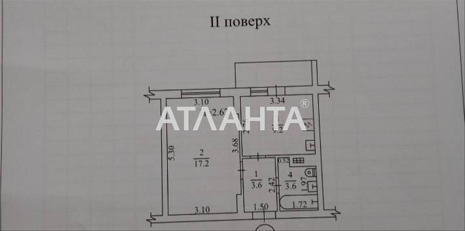 1-room apartment apartment by the address st. Odesskaya (area 34,8 m²) - Atlanta.ua - photo 6