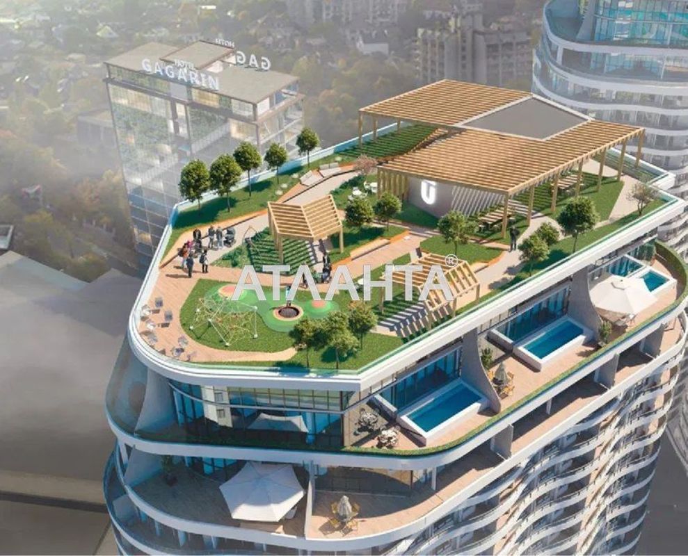 1-room apartment apartment by the address st. Gagarinskoe plato (area 35 m²) - Atlanta.ua - photo 4