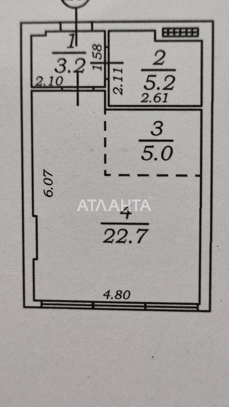 1-room apartment apartment by the address st. Spreysa (area 36 m²) - Atlanta.ua - photo 7