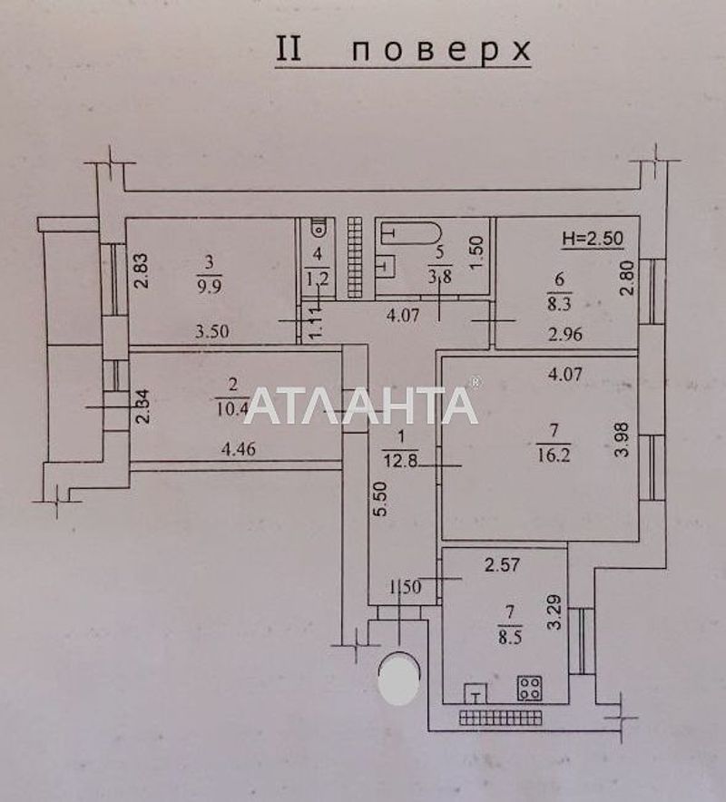 4+-rooms apartment apartment by the address st. Bocharova gen (area 73,5 m²) - Atlanta.ua - photo 5