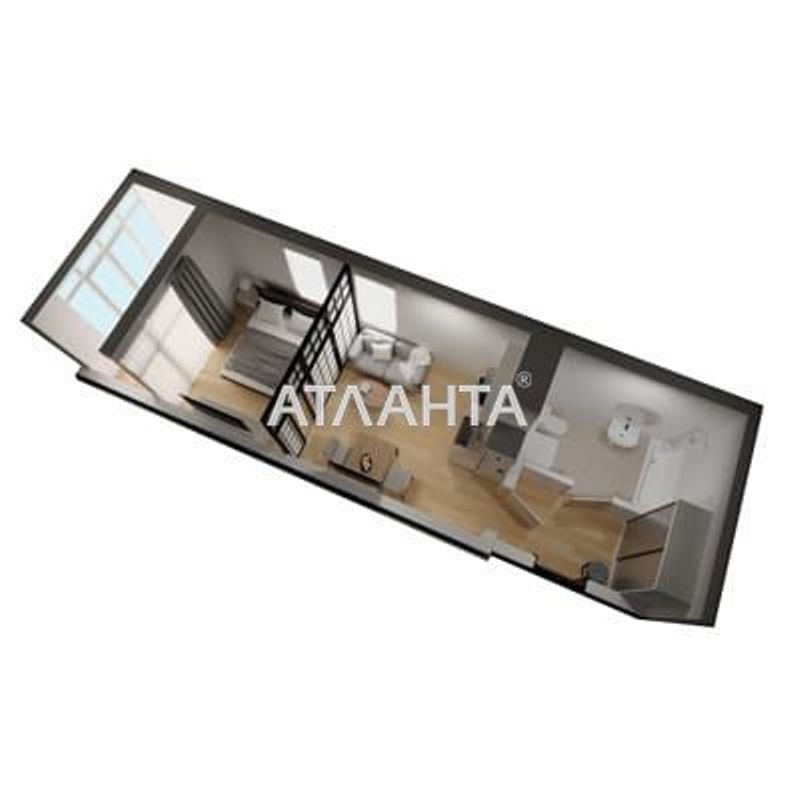 1-кімнатна квартира за адресою вул. Франка Івана (площа 33,3 м²) - Atlanta.ua - фото 12