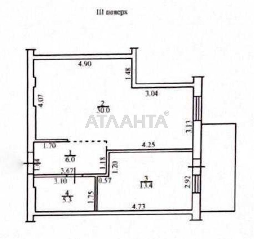 1-room apartment apartment by the address st. Avdeeva chernomorskogo (area 56,6 m²) - Atlanta.ua - photo 13