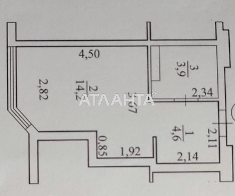 1-комнатная квартира по адресу ул. Вильямса ак. (площадь 23 м²) - Atlanta.ua - фото 12